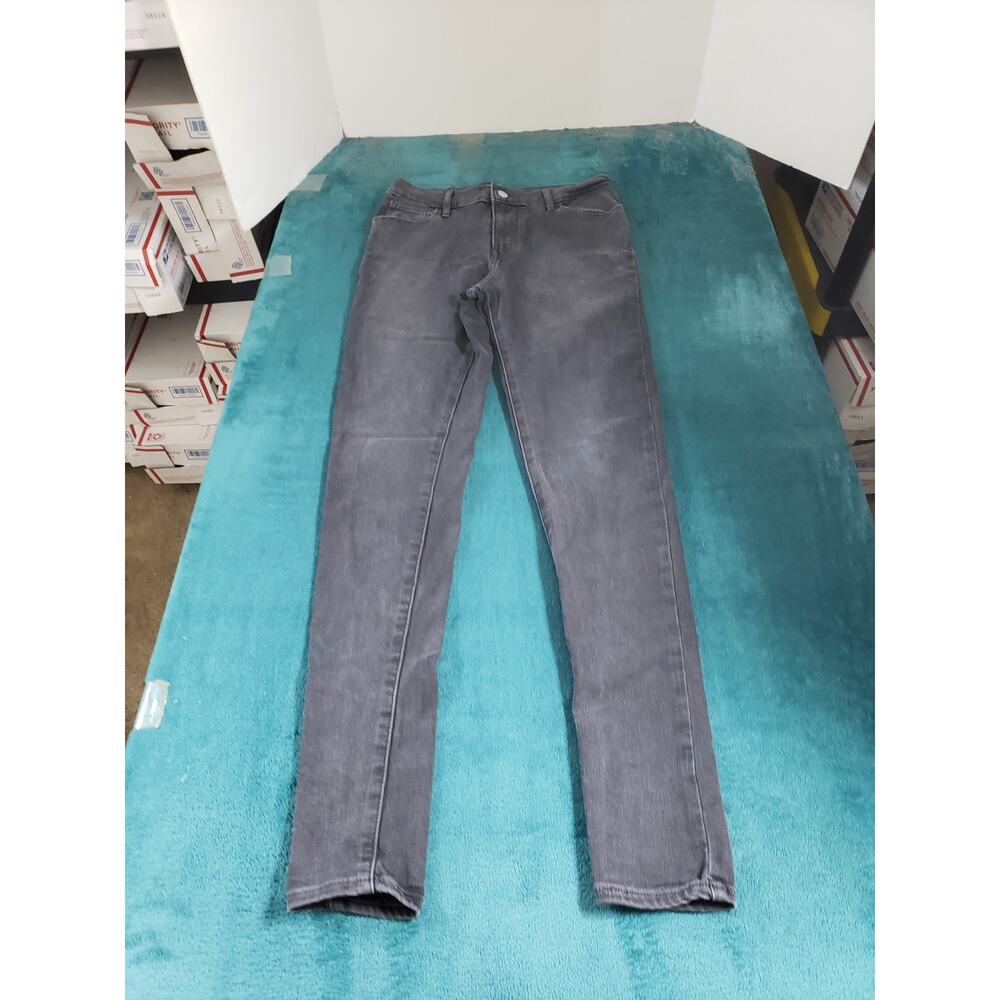 Levis 720 Jeans Size 28 Womens Black Stretch Pants Denim High Rise Skinny